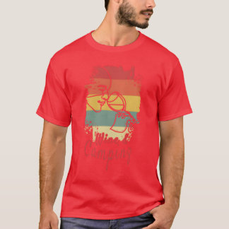 T-shirt Camping à boire du vin entre amis