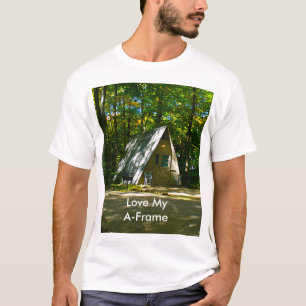 T-shirt Camping à cadre A sauvage au terrain de camping