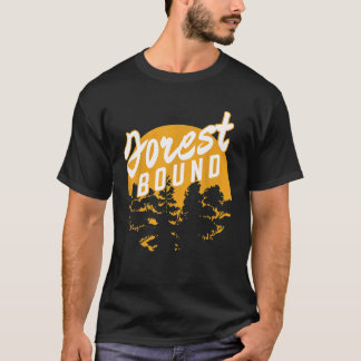 T-shirt Camping à Randonnée en forêt Dehors 3
