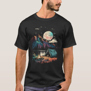 T-shirt Camping Au Bord Du Lac