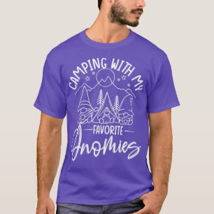 T-shirt Camping avec My Favorite Gnomies Adventure Camp Li