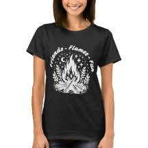 T-shirt camping bonfire