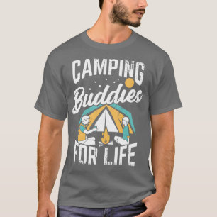 T-shirt Camping Buddies Friendship Best Friend Cadeau