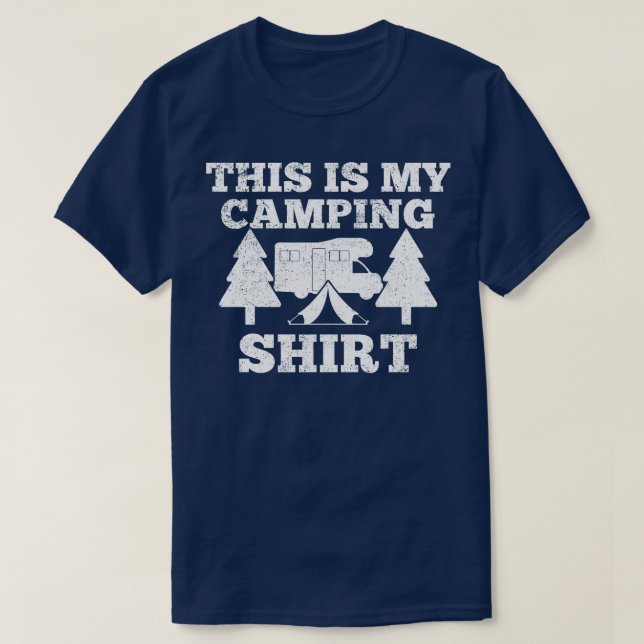 T-shirt Camping Camper RV Camping (Design devant)