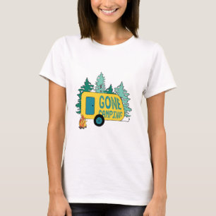 T-shirt Camping Camping Camp d'été Clipart Happy Trails Ca