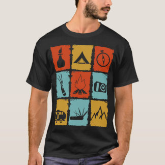 T-shirt Camping Camping Stuff Retro