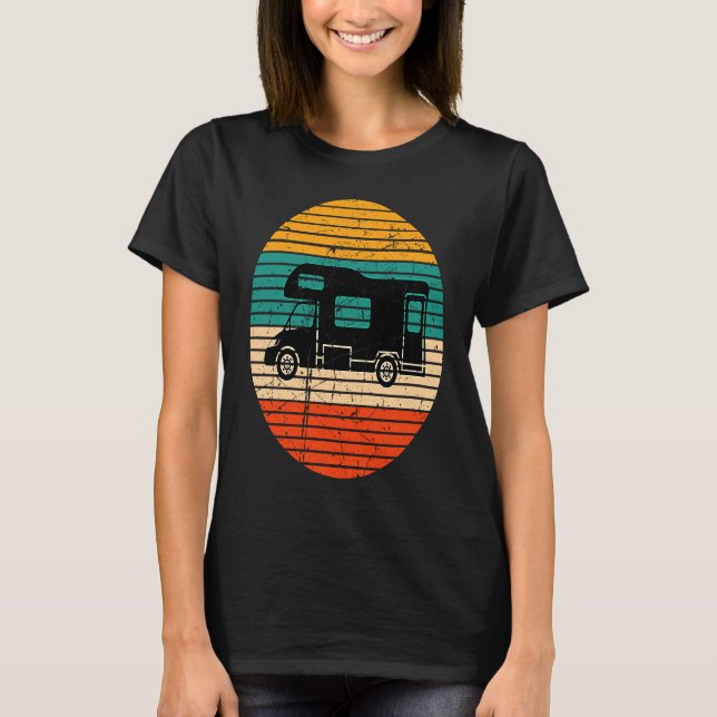T-shirt Camping caravane camper van (Devant)