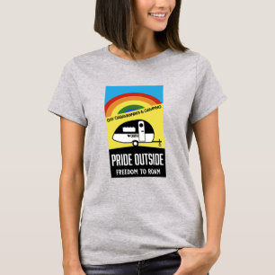 T-shirt Camping caravane gay