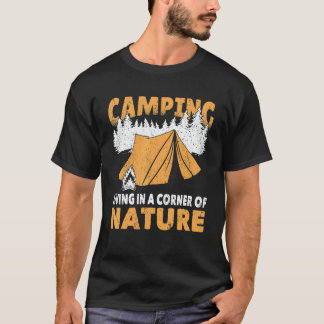 T-shirt Camping corner of nature camper outdoor accessorie