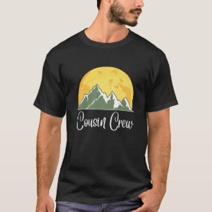 T-shirt Camping Cousin Crew Outdoor Sunset Summer Camp App