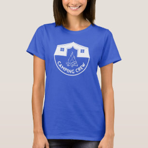 T-shirt Camping Crew Cool camp amoureux design