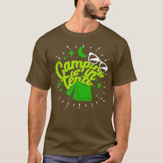 T-shirt Camping Dans Tentes 4