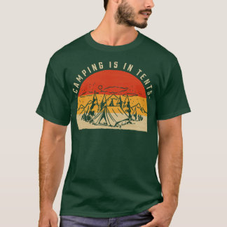 T-shirt Camping Dans Tentes 8
