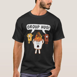 T-shirt Camping de groupe Smores Chocolat Marshmallow Camp
