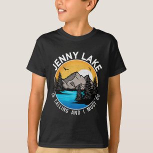 T-shirt Camping de pêche - Lakeview Jenny Lake