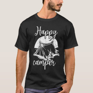 T-shirt Camping de vacances de plein air Happy Camper Fami