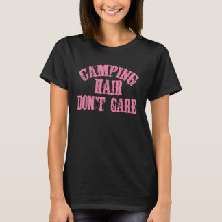 T-shirt Camping en détresse soins des cheveux
