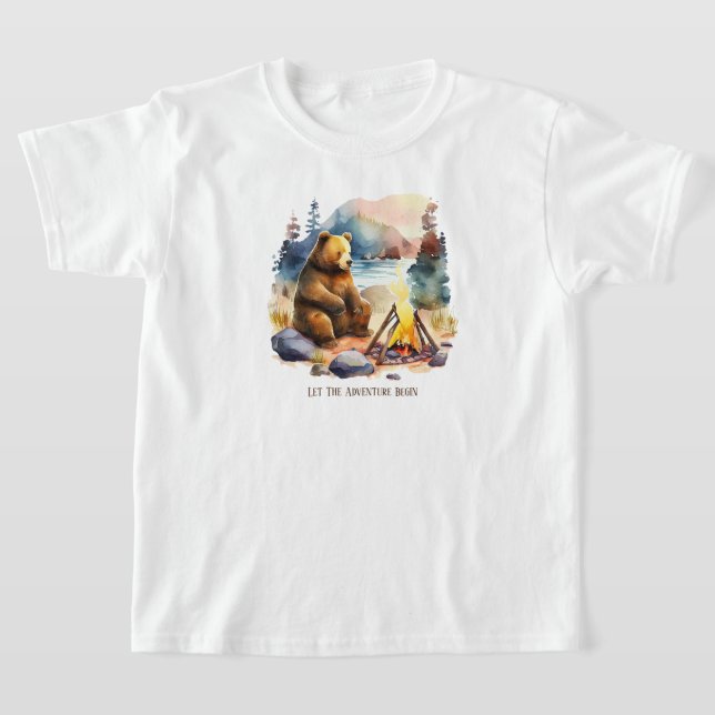 T-shirt Camping Enfants (Poser)