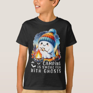 T-shirt Camping est plus amusant avec les Fantômes Drôle H