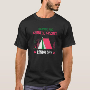 T-shirt Camping Et Chien Chinois Cresta Kinda Day Puff