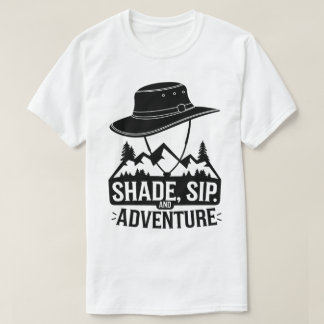 T-shirt Camping extérieur Montagnes Casquettes Aventure Ar