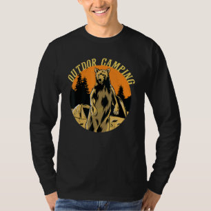 T-shirt Camping Extérieur Pour Campeurs De Tentes Et Voyag