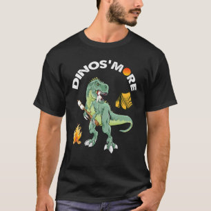 T-shirt Camping Feu de camp dinosaure Dinos'more Camp Smor