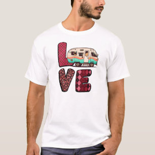 T-shirt camping feu montagnes wanderlust, randonnée
