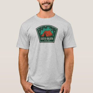 T-shirt Camping forestier national Custer-Gallatin