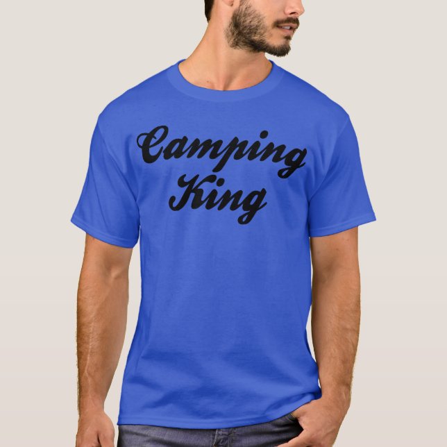 T-shirt camping god gift (Devant)