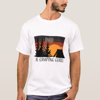 T-shirt Camping Guru Dad | Amoureux de la nature