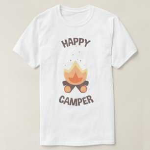 T-shirt Camping heureux