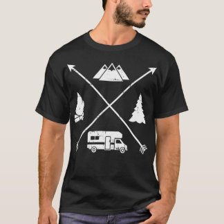 T-shirt Camping hipster RV