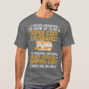 T-shirt Camping Hommes Funny Valentines Day Camping Mari