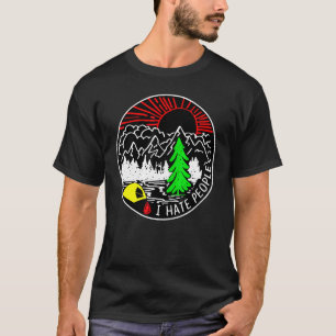 T-shirt Camping i Hate People Adventure