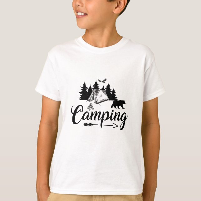 T-shirt Camping Lover - Camping Cool (Devant)