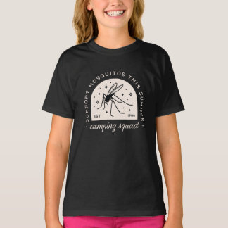 T-shirt Camping mosquito funny summer camp family squad