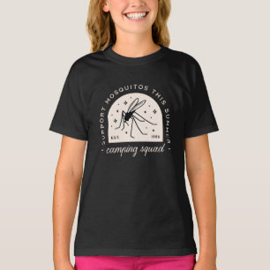 T-shirt Camping moustique drôle été camp famille équipe