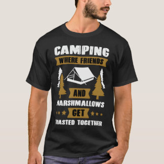 T-shirt Camping music quote gift