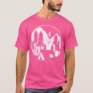 T-shirt Camping Outdoor Adventure Road Trip Randonnée Moun