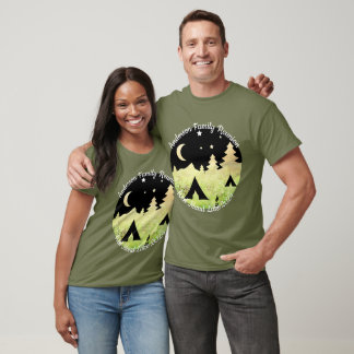 T-shirt camping personnalisable pour réunion famil