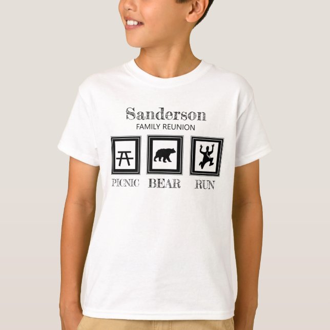 T-shirt Camping personnalisé pour la réunion familiale amu (Devant)