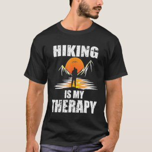 T-shirt Camping Randonnée Est Mon Thérapie Hiker
