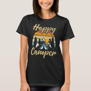 T-shirt Camping Randonnée présent Happy Camper