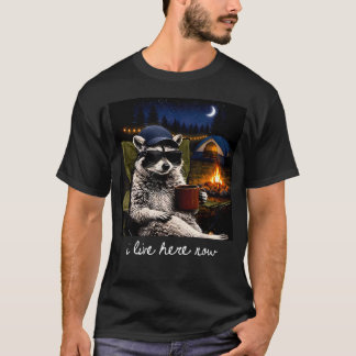 T-shirt Camping Raton Amusant Équipe de Camping Feu de Cam