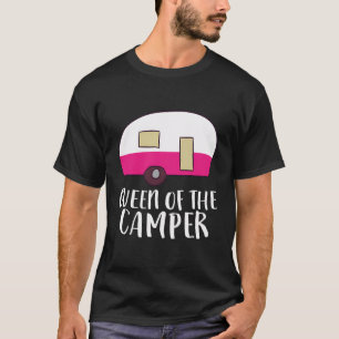 T-shirt Camping Reine Du Camper Rv Camper Maman Camper Q