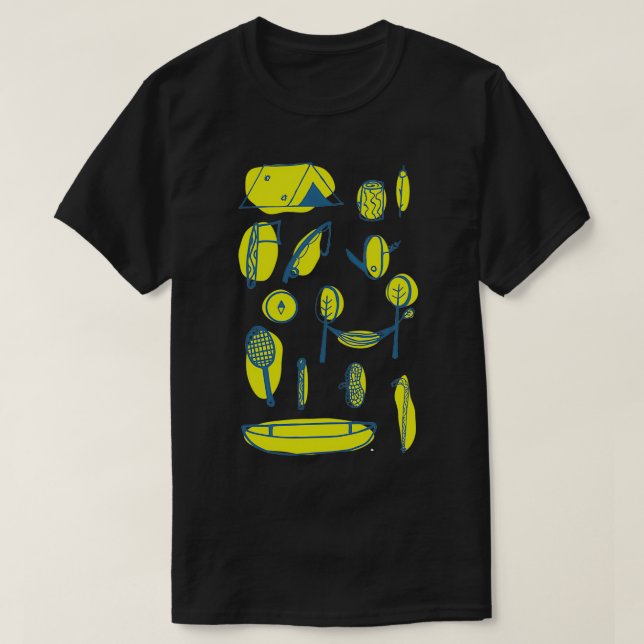 T-shirt Camping s (Design devant)