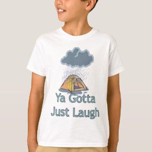 T-shirt Camping sous la pluie