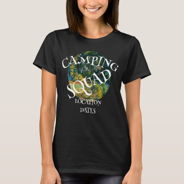 T-SHIRT CAMPING SQUAD 2027 2026 2025 2024 2023 2022 2021 (Devant)