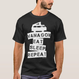 T-shirt Camping T3 Vanagon Camper 
